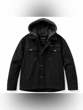 Men’s Pursky Hooded Utility Jacket – Size XL